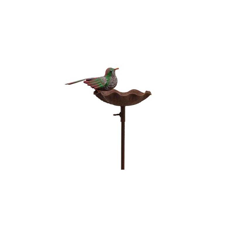 Mangeoire à oiseaux en acier sur pique - Eschert Design