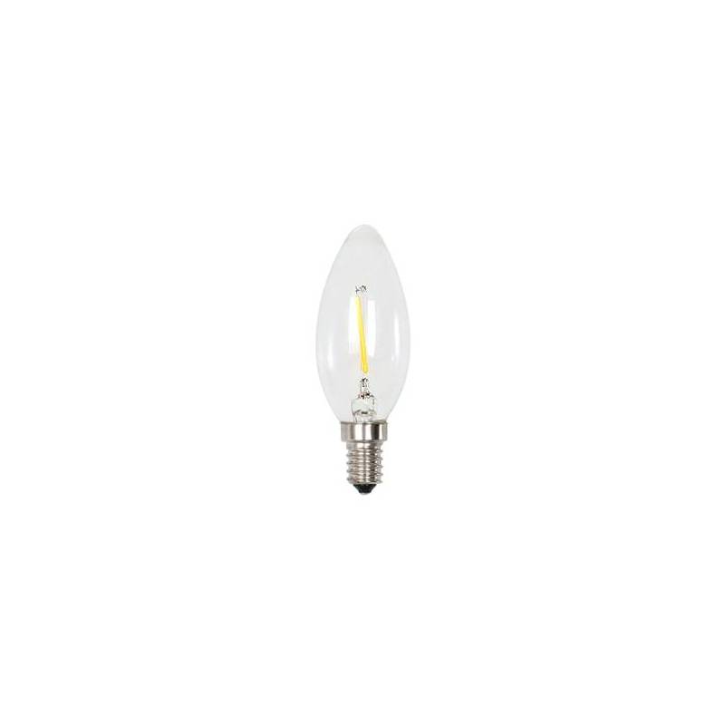 Ampoule bougie LED Edison à intensité variable, E14, 220V, 1W, T20,  éclairage laiteux, paysage, ampoule décorative universelle, 25 pièces -  AliExpress