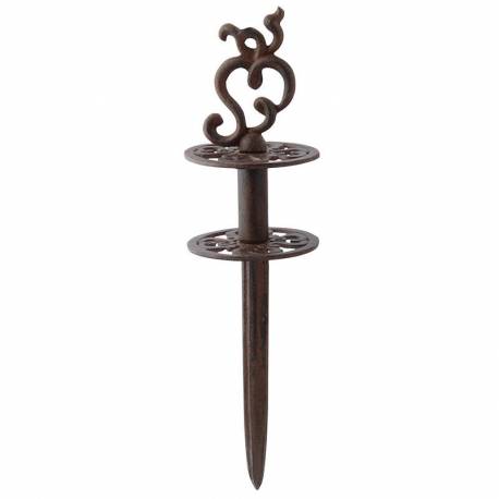 Guide Tuyau Jardin - Support En Métal Galvanisé - 63 Cm - Protège Les Plantes Du Tuyau Qui Traîne
