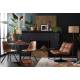 Fauteuil Polyuréthane Vintage Design Lounge Bar Dutchbone Tendance Siège de Salon Camel 66x78x81cm