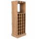 Sublime Vinothèque Claude Dutchbone Armoire à Vin Rangement Bouteilles Rampe Verres en Bois 31,5x43,5x118,5cm