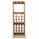 Sublime Vinothèque Claude Dutchbone Armoire à Vin Rangement Bouteilles Rampe Verres en Bois 31,5x43,5x118,5cm