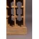 Sublime Vinothèque Claude Dutchbone Armoire à Vin Rangement Bouteilles Rampe Verres en Bois 31,5x43,5x118,5cm