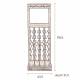 Sublime Vinothèque Claude Dutchbone Armoire à Vin Rangement Bouteilles Rampe Verres en Bois 31,5x43,5x118,5cm