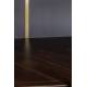 Etagère Class Dutchbone Colonne de Rangement Design Seventies en Acier et Placage acacia couleur Noyer 40x140x146cm
