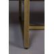 Etagère Class Dutchbone Colonne de Rangement Design Seventies en Acier et Placage acacia couleur Noyer 40x140x146cm
