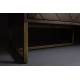 Meuble TV Class Dutchbone Meuble de Rangement Design Industriel Vintage en Acier et Bois Plaqué Acacia Noyer 45x60x180cm