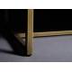 Meuble TV Class Dutchbone Meuble de Rangement Design Industriel Vintage en Acier et Bois Plaqué Acacia Noyer 45x60x180cm