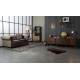 Meuble TV Class Dutchbone Meuble de Rangement Design Industriel Vintage en Acier et Bois Plaqué Acacia Noyer 45x60x180cm