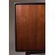 Meuble TV Juju Dutchbone Console Tiroirs Salon Rectangulaire Design Vintage Industriel en Bois Patiné Noyer 39,8x53x150cm