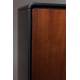 Meuble TV Juju Dutchbone Console Tiroirs Salon Rectangulaire Design Vintage Industriel en Bois Patiné Noyer 39,8x53x150cm