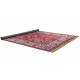 Tapis Bid Dutchbone Carpette Salon Tissu Vieux Rouge 2 Tailles