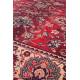 Tapis Bid Dutchbone Carpette Salon Tissu Vieux Rouge 2 Tailles