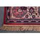 Tapis Bid Dutchbone Carpette Salon Tissu Vieux Rouge 2 Tailles