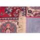 Tapis Bid Dutchbone Carpette Salon Tissu Vieux Rouge 2 Tailles