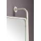 Etagère Miroir Barber Dutchbone Support Mural Décoratif Style Industriel Vintage en Fer Patiné Blanc 30x70x120cm
