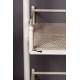 Etagère Miroir Barber Dutchbone Support Mural Décoratif Style Industriel Vintage en Fer Patiné Blanc 30x70x120cm