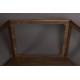 Table Basse Sita Dutchbone Console de Salon Forme Héxagonale Bois et Verre 34x92,5x92,5cm