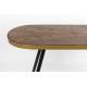 Console Denise Design Woody Table d'Appoint de Salon Table d'Entrée Bureau 41x75x121cm