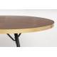 Grande Table Denise Design Woody Table de Salle à Manger Table de Cuisine 75x90x180cm