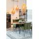 Grande Table Denise Design Woody Table de Salle à Manger Table de Cuisine 75x90x180cm