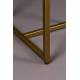 Bureau Class Dutchbone Console de Rangement Meuble Design Industriel Vintage en Acier et Bois Plaqué Acacia Noyer 45x78x120cm