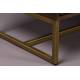 Buffet Meuble Class Bahut Dutchbone Design Industriel Vintage en Acier et Bois Plaqué Acacia Noyer 45x80x180cm