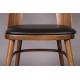 Lot de 2 Chaises Talika Dutchbone Assise Art Déco Vintage Siège de Table en Bois et Polyester 45x59x81,5cm