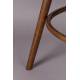 Lot de 2 Chaises Talika Dutchbone Assise Art Déco Vintage Siège de Table en Bois et Polyester 45x59x81,5cm