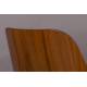 Chaise Chaya Dutchbone Assise Art Déco Vintage Siège de Table en Bois et Polyuréthane 47,5x61x87cm