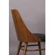 Chaise Chaya Dutchbone Assise Art Déco Vintage Siège de Table en Bois et Polyuréthane 47,5x61x87cm