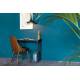 Chaise Chaya Dutchbone Assise Art Déco Vintage Siège de Table en Bois et Polyuréthane 47,5x61x87cm