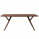 Table Rectangulaire Malaya Dutchbone Table de Repas Salon Design Vintage en Bois 74x90x180cm