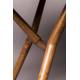 Table Rectangulaire Malaya Dutchbone Table de Repas Salon Design Vintage en Bois 74x90x180cm