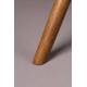 Table Rectangulaire Malaya Dutchbone Table de Repas Salon Design Vintage en Bois 74x90x180cm