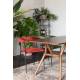 Table Rectangulaire Malaya Dutchbone Table de Repas Salon Design Vintage en Bois 74x90x180cm