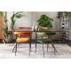 Table Rectangulaire Malaya Dutchbone Table de Repas Salon Design Vintage en Bois 74x90x180cm
