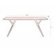 Table Rectangulaire Malaya Dutchbone Table de Repas Salon Design Vintage en Bois 74x90x180cm