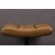 Repose Pied Hocker en Velours Gold Vintage Pouf Lounge Bar Dutchbone 46x51,5x67cm