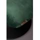 Repose Pied Hocker en Velours Vert Vintage Pouf Lounge Bar Dutchbone 46x51,5x67cm