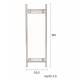 Grand Miroir Riva sur Pied Meuble d'Entrée Psyché Dutchbone 3,5x59,5x180cm