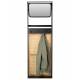 Miroir Vestiaire Porte Manteaux Langres Dressing Étagère Dutchbone en Acier 15x53x165cm
