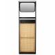 Miroir Vestiaire Porte Manteaux Langres Dressing Étagère Dutchbone en Acier 15x53x165cm