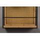 Grand Miroir Langres Étagère Dutchbone en Acier et Rotin 15x53x165cm