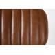 Chaise Jake Worn Signée Woody Siège de Table Vintage en Polyuréthane Marron 46x58x81cm