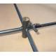 Tuteur à Cerceau GM Réglable Treillis de Jardin Guide pour Fleurs Plantes Extérieur en Fer Forgé Gris Anthracite