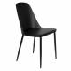 Lot de 2 Chaises Design Woody Chaise de Table PIP Noire 46x53,5x85cm