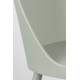 Lot de 2 Chaises Design Woody Chaise de Table PIP Verte 46x53,5x85cm