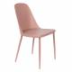 Lot de 2 Chaises Design Woody Chaise de Table PIP Rose 46x53,5x85cm