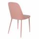 Lot de 2 Chaises Design Woody Chaise de Table PIP Rose 46x53,5x85cm
